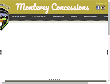 Tablet Screenshot of montereyconcessions.net